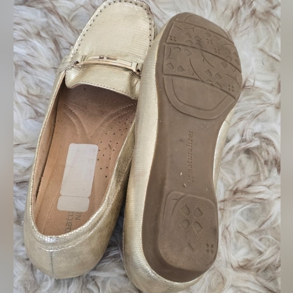 Naturalizer N5 Women's Comfort Gold Loafer Slip On Shoes Reptile Print Sz 9M🌴 - Picture 8 of 9